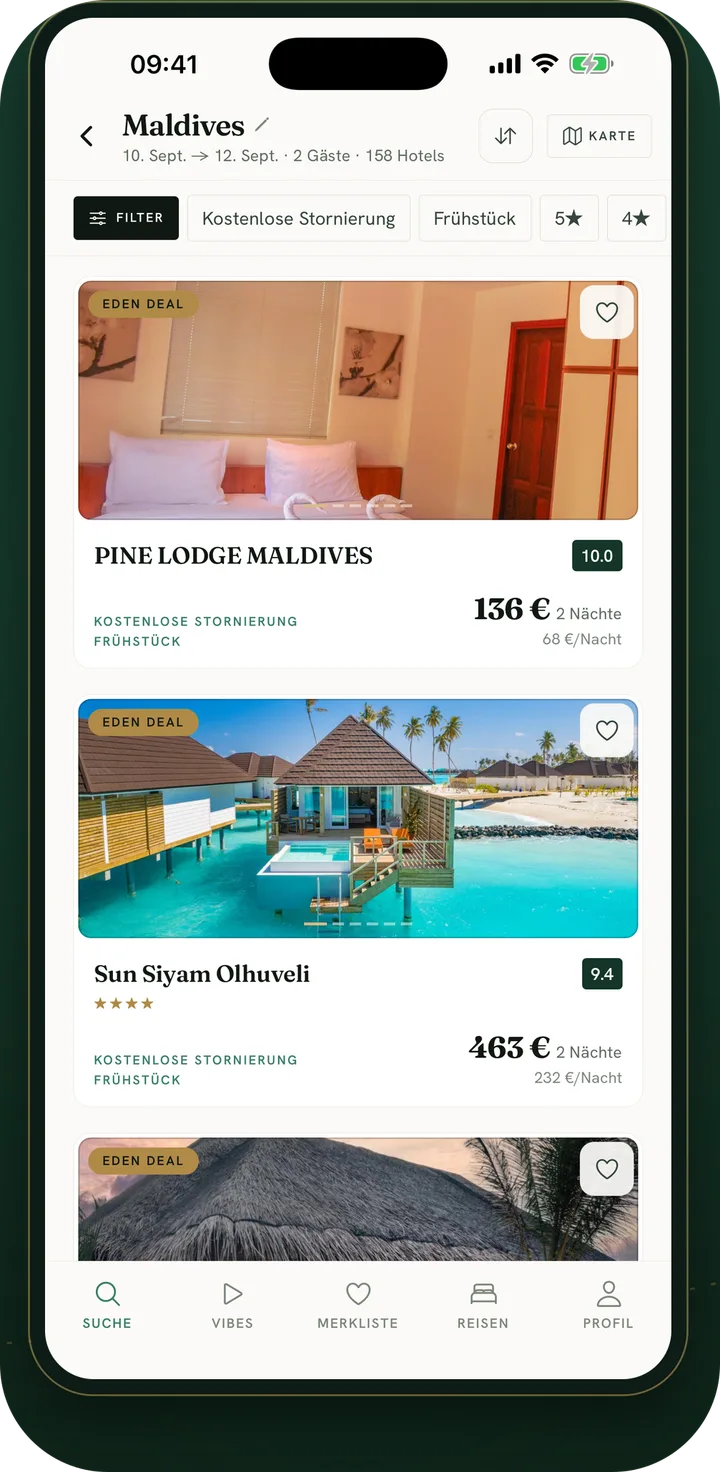 Die Edenfinder-App
