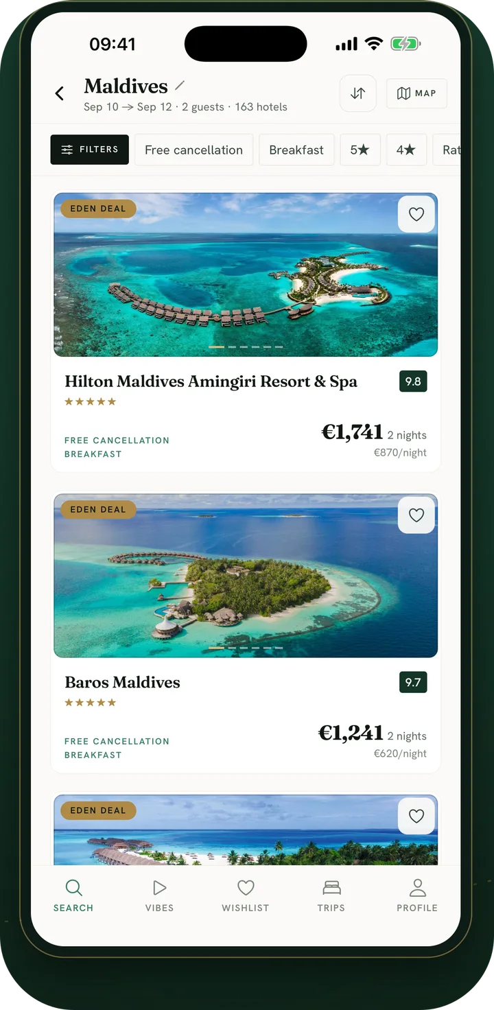 The Edenfinder app