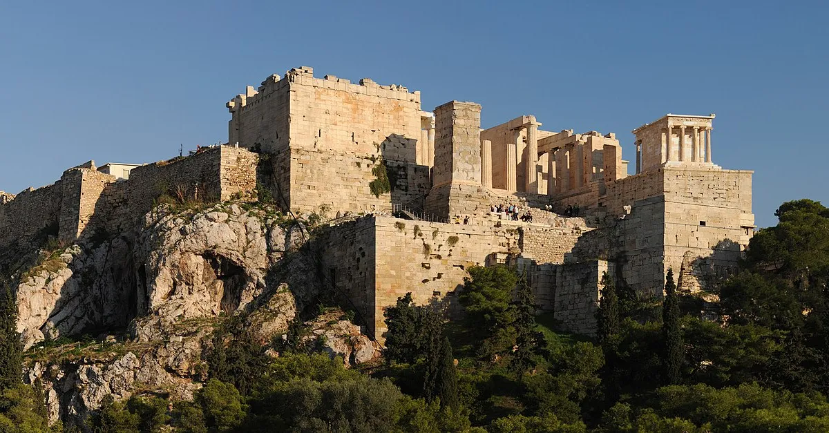 20101024 Acropolis panoramic view from Areopagus hill Athens Greece
