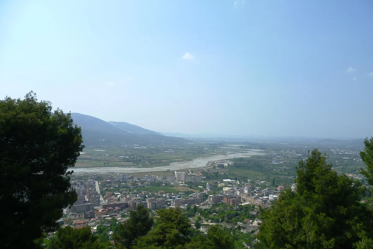 Berat view from Old Town