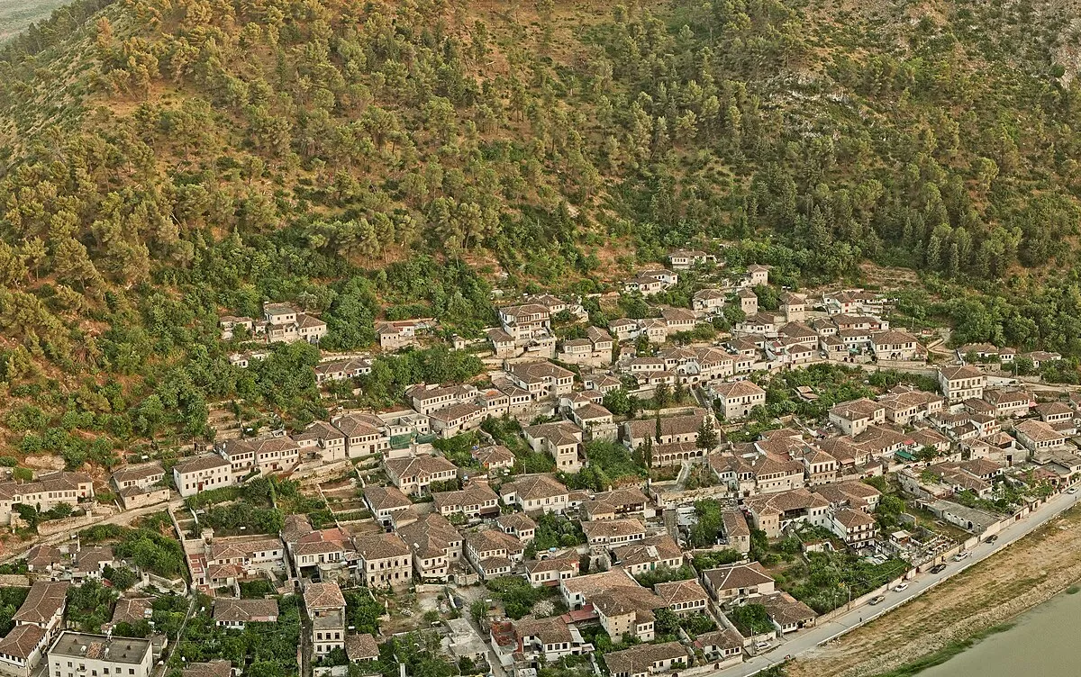 BERAT OLD CITY VIEW FROM CASTLE