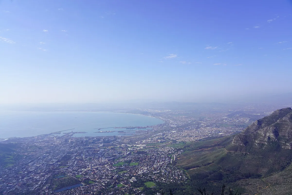 View from Table Mountain, Cape Town 01