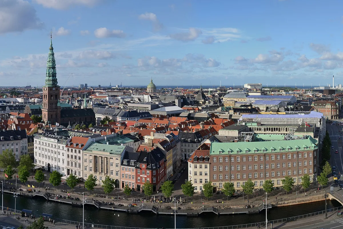 Copenhagen - view from Christiansborg castle