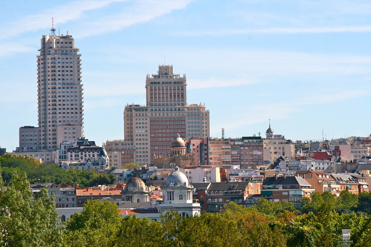 Skylines in Madrid - Plaza de España