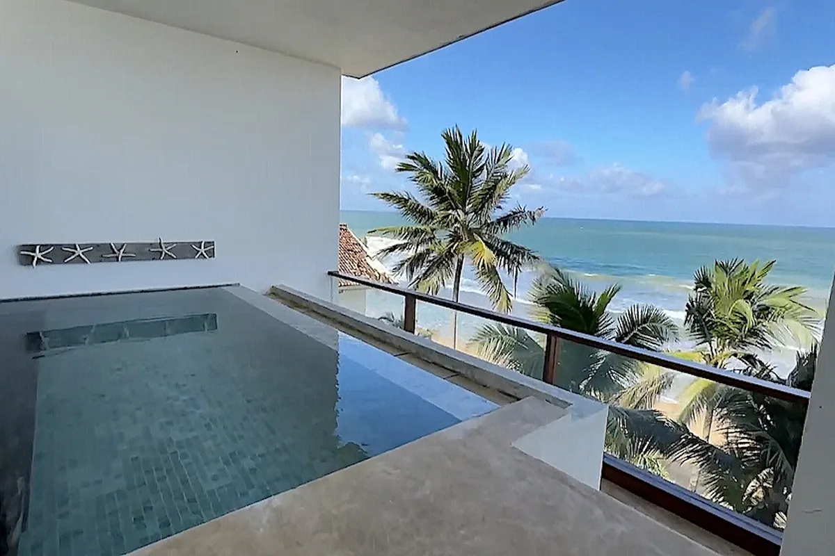 Thiranagama Sri Lanka Riff Hotel 5-star resort Presidential Suite view
