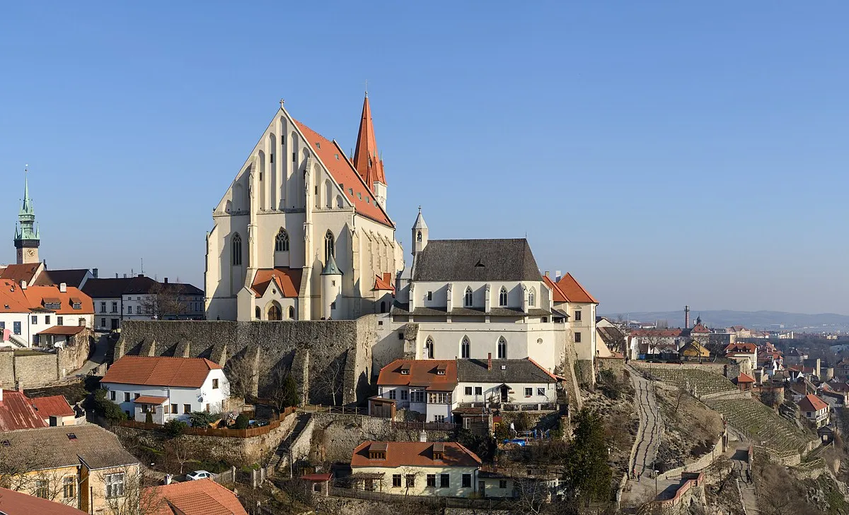 Znojmo Old Town Panorama from Castle 20190217