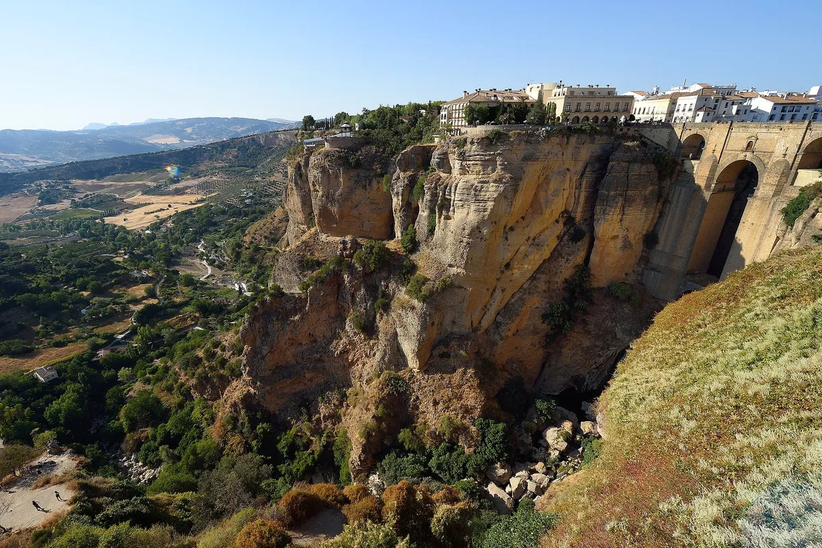 Gorge and Puente Nuevo in Ronda Spain in 2019