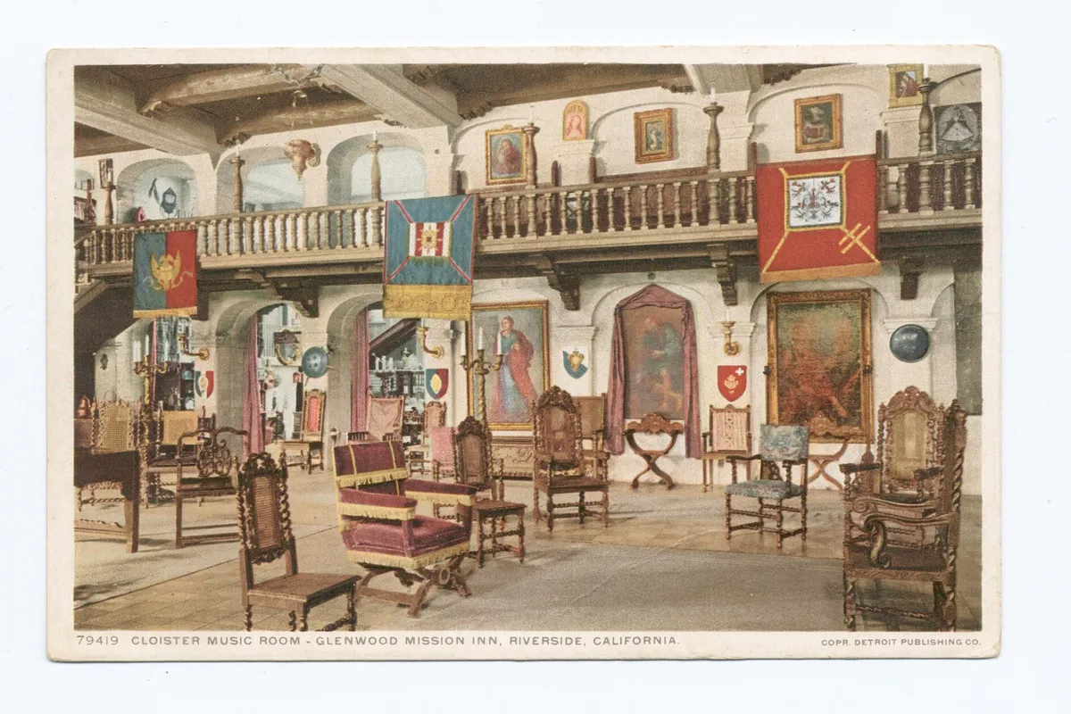 Cloister Music Room, Glenwood Mission Inn, Riverside, Calif (NYPL b12647398-74497)